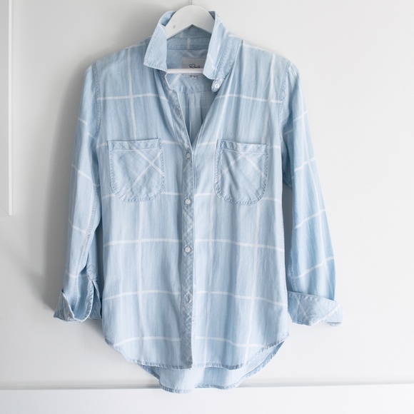 Rails L/S Button Front Soft Boyfriend Shirt - Picture 3 of 4